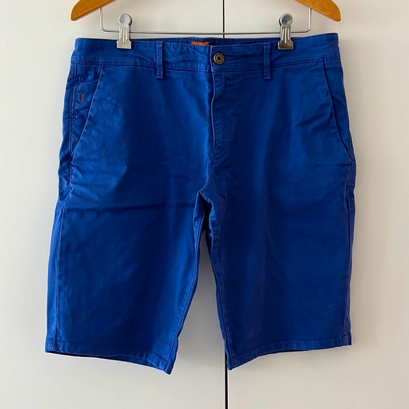Hugo Boss Shorts Hugo Boss Blue Shorts For Men Poshmark